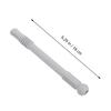 Beaupretty 2pcs Silicone Straw Shape Teether for Soft Hollow Molar Rods Chewing for Gum Relief Portable Lightweight Teething with Wear-Resistant Design view 3