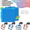 Math Flash Cards, Math Learning Kit, with Silicone Multiplication Chart & Instructional Cards, Arithmetic Practice Set view 4