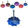 3D Printed Fidget Star Toy, Transformable Stress Relief Finger Toy with Knob Handle for Adults & Kids, 10.6cm Anti-Anxiety Sensory Play Middle Finger Handle (Blue Silver, 6.9in) view 1