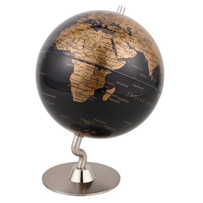 Beaupretty Educational Retro Style World Globe for Stand Interactive Geography Learning Tool for Classroom and Home Accurate Rotating Desk Decor with Vivid Colors to Enhance Student