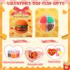 Capoda 18 Sets Valentine's Day Gifts Craft Kit Air Dry Clay Kits DIY Modeling Clay Valentines Art Crafts Set for Kids Party Favors School Prizes Classroom Exchange Gift Activities view 3