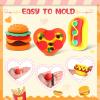Capoda 18 Sets Valentine's Day Gifts Craft Kit Air Dry Clay Kits DIY Modeling Clay Valentines Art Crafts Set for Kids Party Favors School Prizes Classroom Exchange Gift Activities view 4