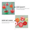 Kisangel 6pcs Wooden Gyro for Creative Spinning Tops Safe Handheld Plaything for Boys and Childhood view 4
