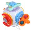 Beaupretty Montessori Busy Cube for Educational Sensory Activity Cube with Fine Motor Skill Practice Plastic Learning for Boys and Early Childhood Development view 1