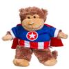 A Bear-ican Hero T-Shirt with Cape for 610 Inch Stuffed Animals Plush Toy Clothing Outfit Dress Up Costume Soft Fabric Teddy Bear Doll Gift for Kids and Toddlers view 3
