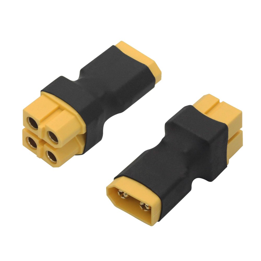 XT60 Y-Type 1-Male to 2-Female Parallel Wireless Connector,2-Pack