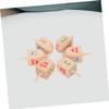 SOPOTUTU 10 Pcs Wooden Gyro for Smooth Stable Spinning Tops Handcrafted Wood Dreidels for Hanukkah Educational for Boys and Safe Robust Material and Indoor Outdoor Play view 4
