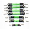 Aluminum Completed Turnbuckles with Plastic Ball Ends for 1:10 Traxxas Slash 4X4 / Telluride 4X4 Upgrades - Green view 1