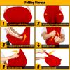 LuxDuo 2PCS Granny Pants Yard Game - Hilarious Outdoor Party Game for for Team Relay Family Reunion Party - Fun Lawn Games for BBQ, Beach, Camping, or Christmas Party Fun (Red) view 4