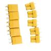 5pairs XT30 XT-30U Yellow Black Male Female Bullet Connectors Plugs for RC Multi axis Aircraft Fixed Wing Lipo ESC distintivo(5pairs XT30 Yellow) view 1