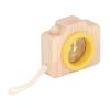 Aqur2020 Bee Eye Effect Prism Lens Toy, Camera Style, Oak Wood, Yellow, 2x1.9x1 Inch, Portable view 4