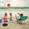 1 Set Pool Basketball Hoop Floating Pool Basketball Hoop Poolside with 1 Net Ball & Inflator for Kids & Adults Swimming Hoops Toys for Kids Adults view 3