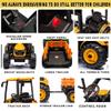 24V Kids Ride On Tractor w/Remote Control, 3IN1 Riding Tractor w/Trailer&Front Loader, Power Wheels 24V Ride on Toys for Boys Girls, Kids Ride on Excavator (Yellow Tractor with Trailer&Front Loader) view 4