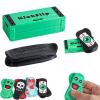 Magnetic Mini Fingerboard  Fun, Stress-Relieving & Portable, Pro Fingerboard Obstacles, Pocket Sized Magnetic Tiny Skateboard, Finger Slider Toy for Fidgeting & Focus, Roll Your Stress Away (Green) view 1