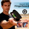 Magnetic Mini Fingerboard  Fun, Stress-Relieving & Portable, Pro Fingerboard Obstacles, Pocket Sized Magnetic Tiny Skateboard, Finger Slider Toy for Fidgeting & Focus, Roll Your Stress Away (Green) view 3
