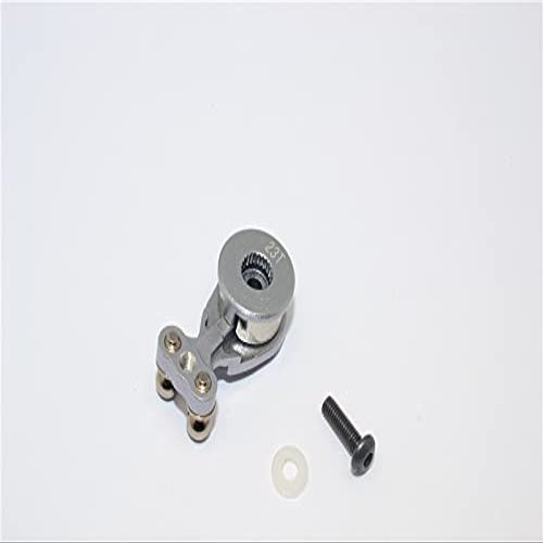 R/C Car Parts : Aluminum Hi-Torque Servo Saver for 23T Spline Output Shaft - Gray Silver