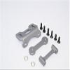 Aluminium Adjustable Wing Mount for 1/10 Tamiya RC DT-03 Upgrade Parts - Gray Silver view 1