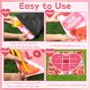 Valentines Party Games Valentines Games for Adults Kids Classroom Bean Bag Toss Tic Tac Toe Game 4ft Giant Lawn Yard Outdoor Games Valentine Day Class Activities Backyard Camping Holiday Party Favors view 3