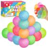 16Pack Mini Gumdrop Stress Balls , Textured Memory Gel Soft Stress BallStress Relief Squeeze Ball for Adults Kids, Squishy Toys Bulk for Party Favors Gifts, Desk Toy and Prize view 1