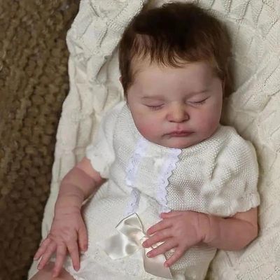Anano Baby Doll Girl Realistic Newborn 20inch Reborn Baby Doll Silicone Full Body Girl Babys Dolls Girls for 2+ Year Old Children Life Like Babys Dolls Girls That Look Realistic