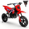 24V Kids Electric Dirt Bike, 250W Electric Mini Dirt Bike, Red with Cover view 1