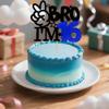 Bro I'm 16 Cake Topper Black Glitter Star 16th Happy Birthday Cake Decoration for Boys Cheers to 16 Years Old Birthday Party Cake Decor Supplies view 2