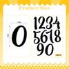 10 PCS Black Acrylic Number Cake Topper 0-9 Number Cake Decoration Mirror Cake Decor Suitable for Birthdays Anniversaries Baby Showers and Other Occasions view 4