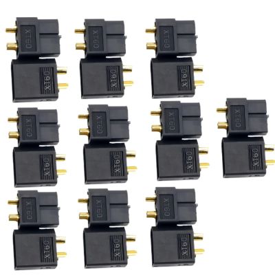 5/10 Pair XT60 Connector XT60 Male Female Bullet Connector Power Plug for RC LiPo Motor XT60 Drone Connector distintivo(10pairs xt60 Black)