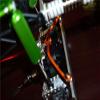 Aluminum Steering Rod for 1/10 HPI Crawler King Upgrades - Green view 3