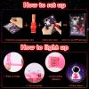 28 Pack Valentines Day Gifts for Kids School LED Finger Lights Toys with Valentine Day Cards for Kids Classroom, Valentines for Kids Class Exchange Gifts School Party Prizes for Boys and Girls view 4