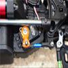 Aluminum Hi-Torque Servo Saver 25T with Alloy Tie Rod for 1/8 Thunder Tiger Truck K-Rock MT4-G5 Brushless Upgrades - Blue view 2