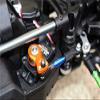 Aluminum Hi-Torque Servo Saver 25T with Alloy Tie Rod for 1/8 Thunder Tiger Truck K-Rock MT4-G5 Brushless Upgrades - Blue view 3