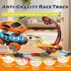 2026 SmartoonKids Anti Gravity Race Track with Car, Smartoon Kids Antigravity Race Track, 360 Electric Climbing Car Race Track, Glow in The Dark Flexible Race Track Sets (46pcs, Glow) view 2