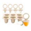 3. Chewable Ice Molds for Infants 6 Cavity Silicone Teether with Safe Edges Iced Treat Maker & Teeth Soother Teething Ice Cubes Maker for Infants view 1