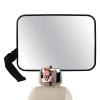 Rear Facing Mirror - Car Seat Rearview Accessory, Wide Angle Reflection, Shatterproof Glass, Adjustable Viewing Angle | Observation Tool, Child Travel Safety, Vehicle Backseat view 1