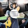 Rear Facing Mirror - Car Seat Rearview Accessory, Wide Angle Reflection, Shatterproof Glass, Adjustable Viewing Angle | Observation Tool, Child Travel Safety, Vehicle Backseat view 4