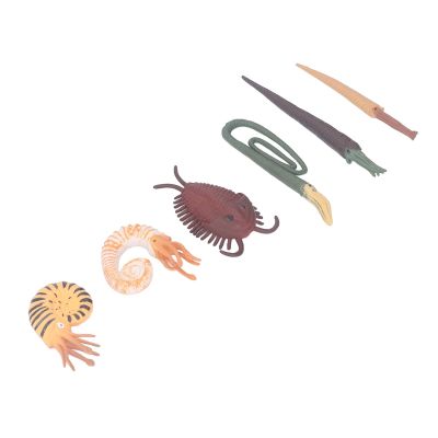Aqur2020 Prehistoric Sea Animal Toys, PVC Material, Handmade Ocean Figures, 6 or 12 Pieces, Educational Collectible