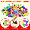 200 Pcs Prefilled Easter Eggs with Assorted Toys Inside,Basket Stuffers Easter Fillers,Easter Toys Bulk,Easter Egg Hunt Supplies,Prizes Classroom Events,Easter Party Favors Gifts for Kids Boys Girls view 2