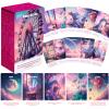 BQLXBABLT Pink Tarot Oracle Lenormand Cards for Beginner Unique Trinity Divination Deck with Rose Gold Edge for Divination Regarding Love Relationships Energy Career Path and Work view 1