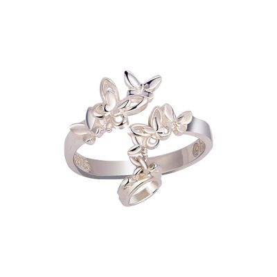 THE UNTAMED Heaven Officials Blessing Ring925 Silver Ring Promise Rings For HerTian Guan Ci Fu Animation Peripheral Product (Hu Li)