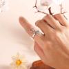 THE UNTAMED Heaven Officials Blessing Ring925 Silver Ring Promise Rings For HerTian Guan Ci Fu Animation Peripheral Product (Hu Li) view 3
