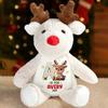 Adorable Reindeer Alphabets - Personalized Stuffed Reindeer, Initial Name Letter Christmas Stuffed Reindeers, Baby Initial Name Letter Reindeers Soft Plush, Animal Gifts for Kids on Xmas, Holiday view 2