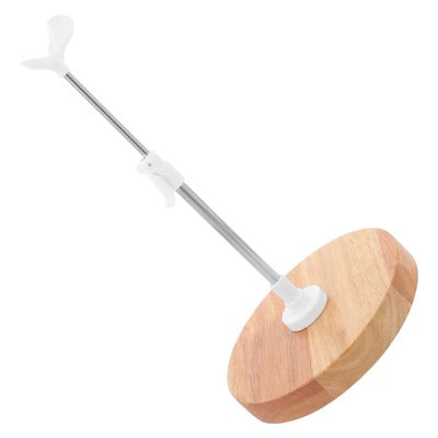 FRCOLOR Adjustable Wooden Doll Stand with Base and Extendable Height for Doll Display and Figure Support Compact and Stylish Organizer for Collectors