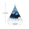 BaerK Snowboarding Print Christmas Hat for Kids - Santa Hat, Unisex Warm Cap for Holiday Parties, Wear, and Everyday Use view 3