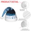 BaerK Snowboarding Print Christmas Hat for Kids - Santa Hat, Unisex Warm Cap for Holiday Parties, Wear, and Everyday Use view 4
