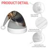 BaerK Old Viking Boats Print Christmas Hat for Kids - Santa Hat, Unisex Warm Cap for Holiday Parties, Wear, and Everyday Use view 4