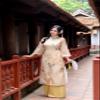 Floral Blossom Modern Vietnamese Ao Dai | o Di Cch Tn M7 (2XL) view 3