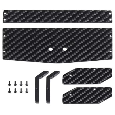 for Mini-B 2WD 1/16 1Set Carbon Fiber Rear Wing Spoiler Plate RC for Buggy Truck Model Upgrade Parts Rc Upgrade Components