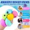 12 Pack Stress Balls for Adults, Cute Octopus Stress Relief Stress Ball, Fidget Toys Bulk Squishy Squeeze Ball Set and Birthday Party Favors Toys for Kids view 4