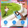Video walkie talkies for Kids,2 Pack Rechargeable Kids Walkie Talkies can Send Message,Christmas Birthday Gifts for Kid Age 3-12,Portable Toddler Toy for 4 5 6 7 8 9 Year Old Girl Boy (Pink) view 3